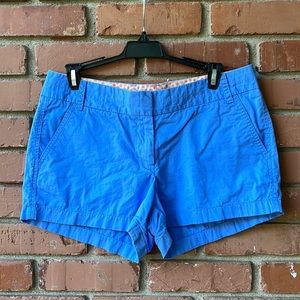 Periwinkle cotton shorts